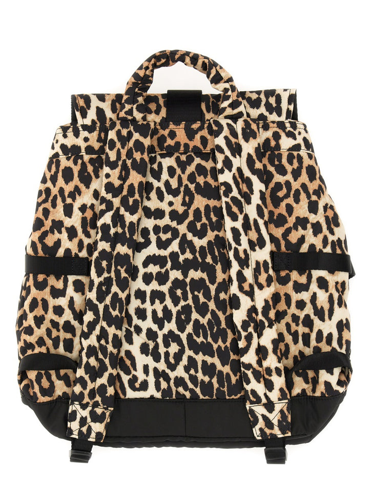Ganni Backpacks & Travels - Animal Print | Wanan Luxury