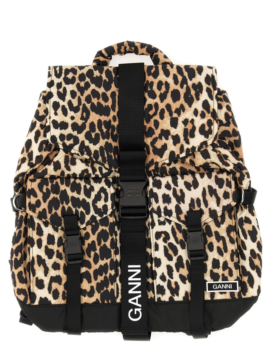 Ganni Backpacks & Travels - Animal Print | Wanan Luxury