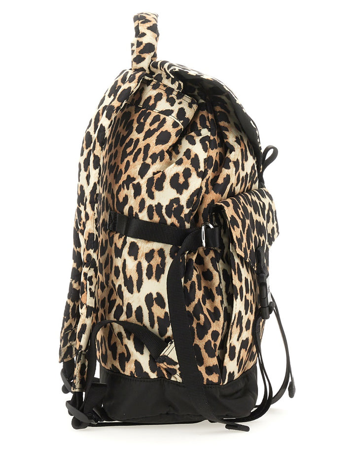 Ganni Backpacks & Travels - Animal Print | Wanan Luxury