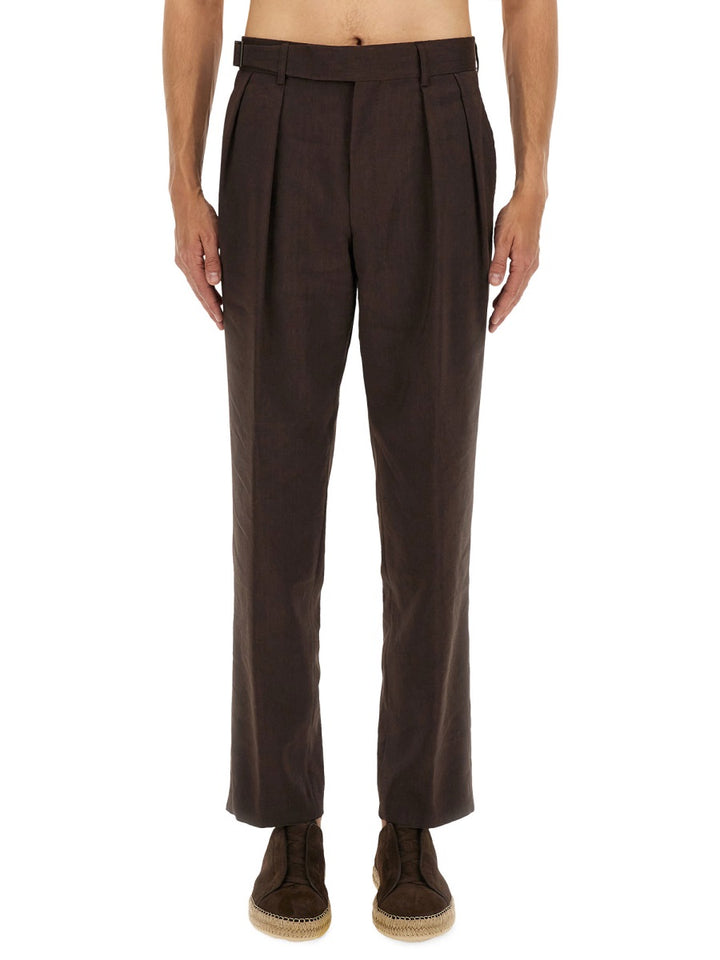 Boss Camel Pants - Brown | Wanan Luxury