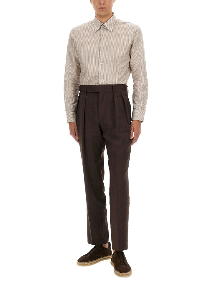 Boss Camel Pants - Brown | Wanan Luxury