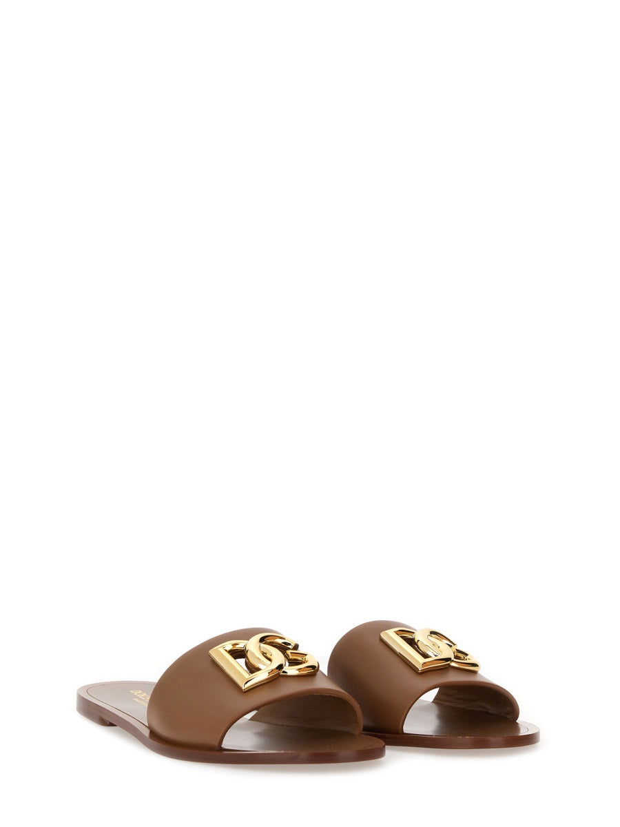Dolce & Gabbana Sandals - Brown | Wanan Luxury