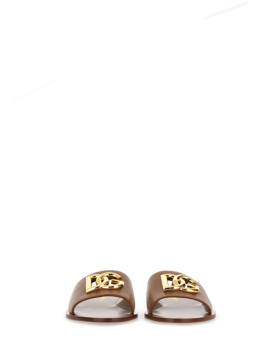 Dolce & Gabbana Sandals - Brown | Wanan Luxury