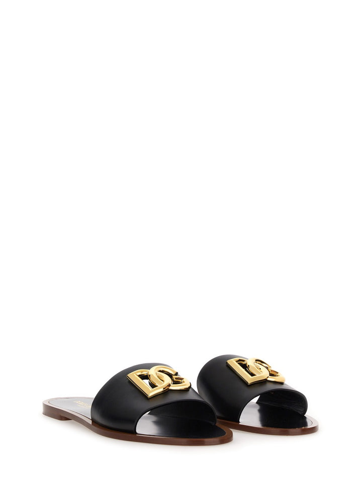 Dolce & Gabbana Sandals - Black | Wanan Luxury