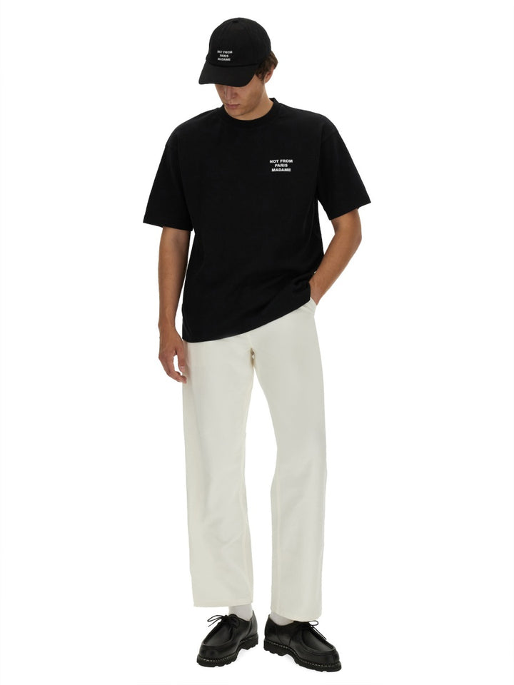 Drôle De Monsieur T shirts - Black | Wanan Luxury