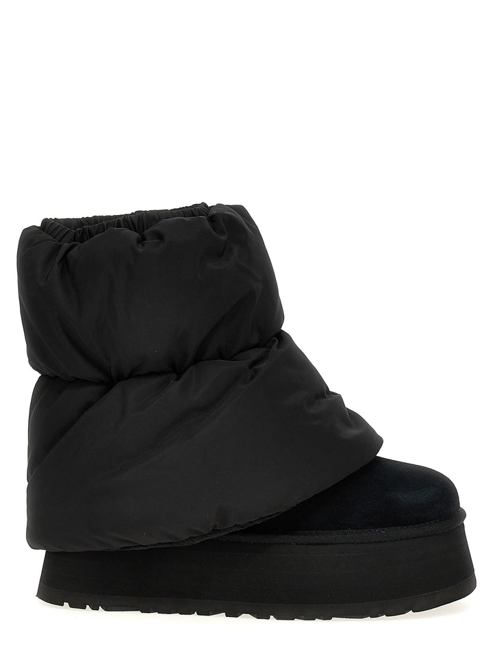 Mini Dipper Puffer Boots, Ankle Boots Black