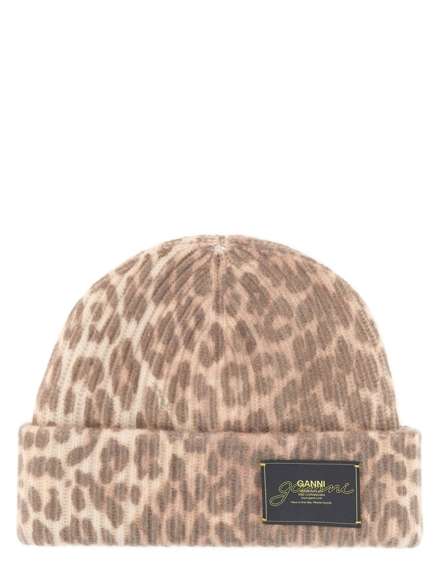 Ganni Hats - Animal Print | Wanan Luxury