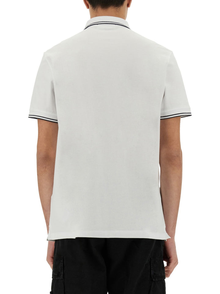 Stone Island Polo - White | Wanan Luxury