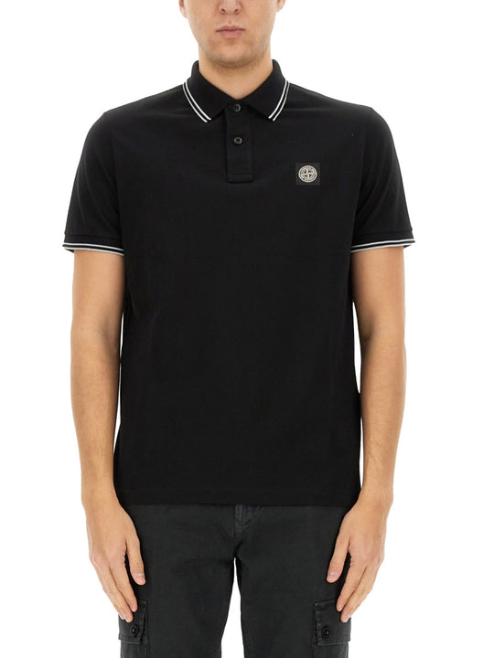 Polo With Logo Patch