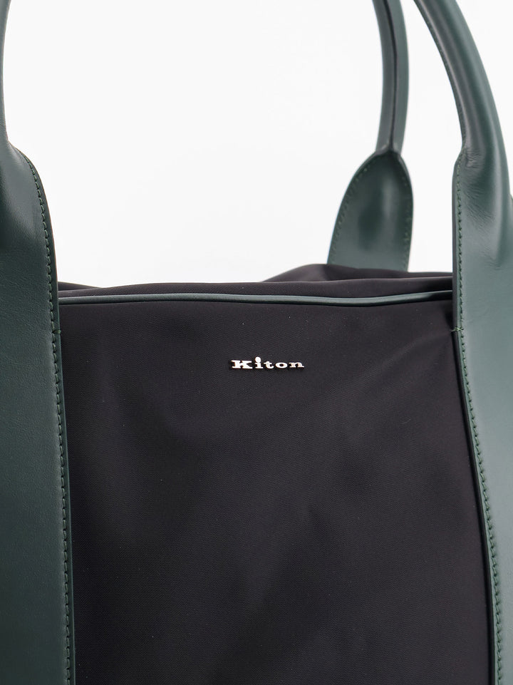 Kiton Ciro Paone Bags - NERO VERDE PETROLIO | 1ec3c452a04a182afca81055156c801a6d934e81