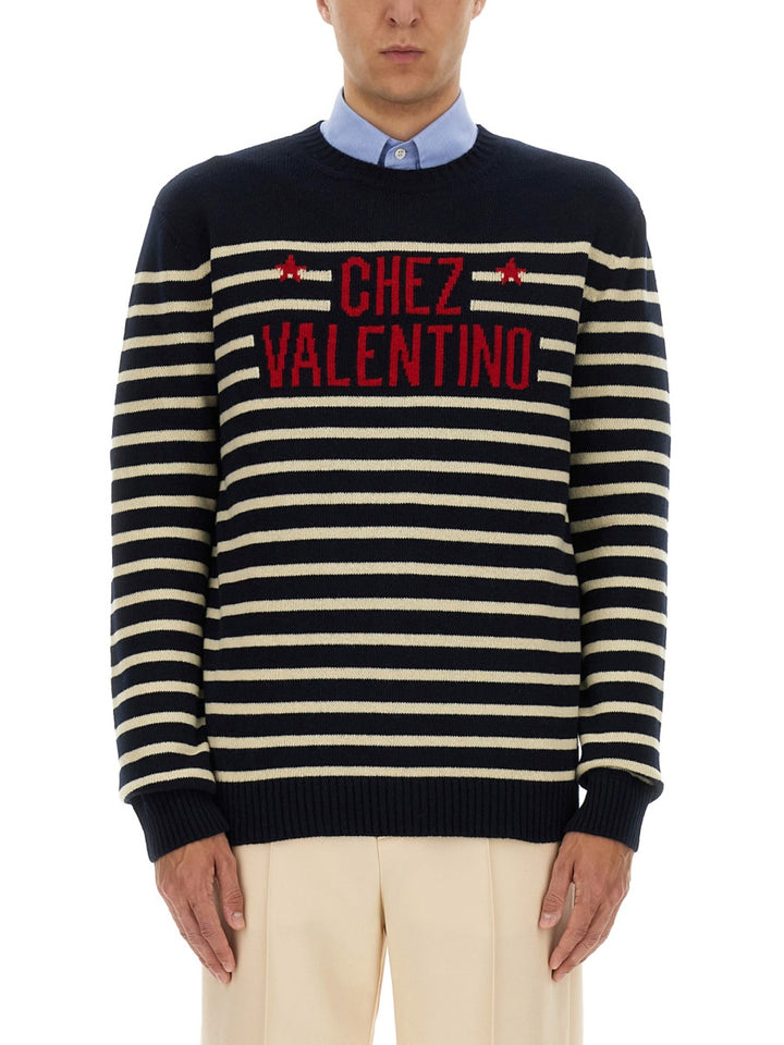Valentino Garavani Sweaters - Blue | Wanan Luxury