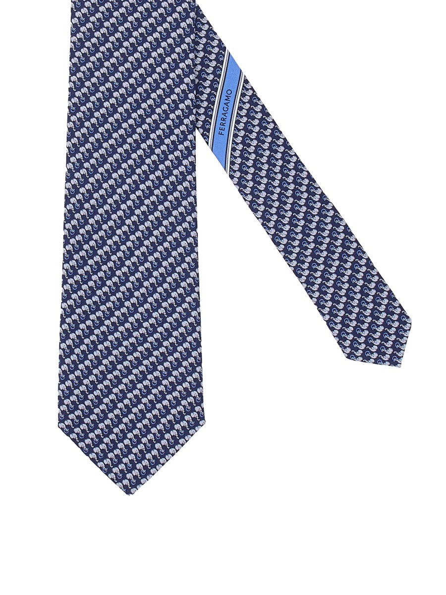 Ferragamo Ties & Papillon - Blue | Wanan Luxury