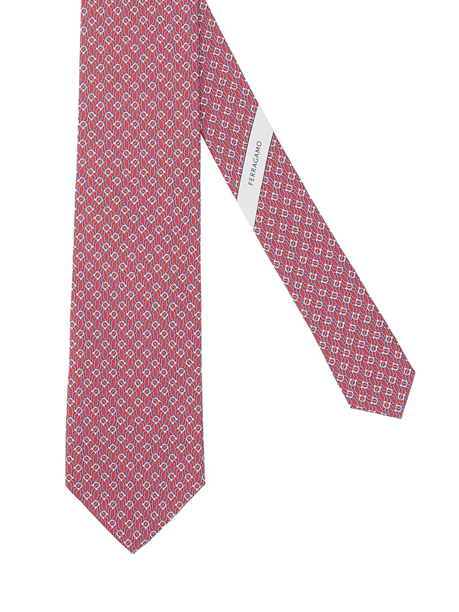 Ferragamo Ties & Papillon - Red | Wanan Luxury