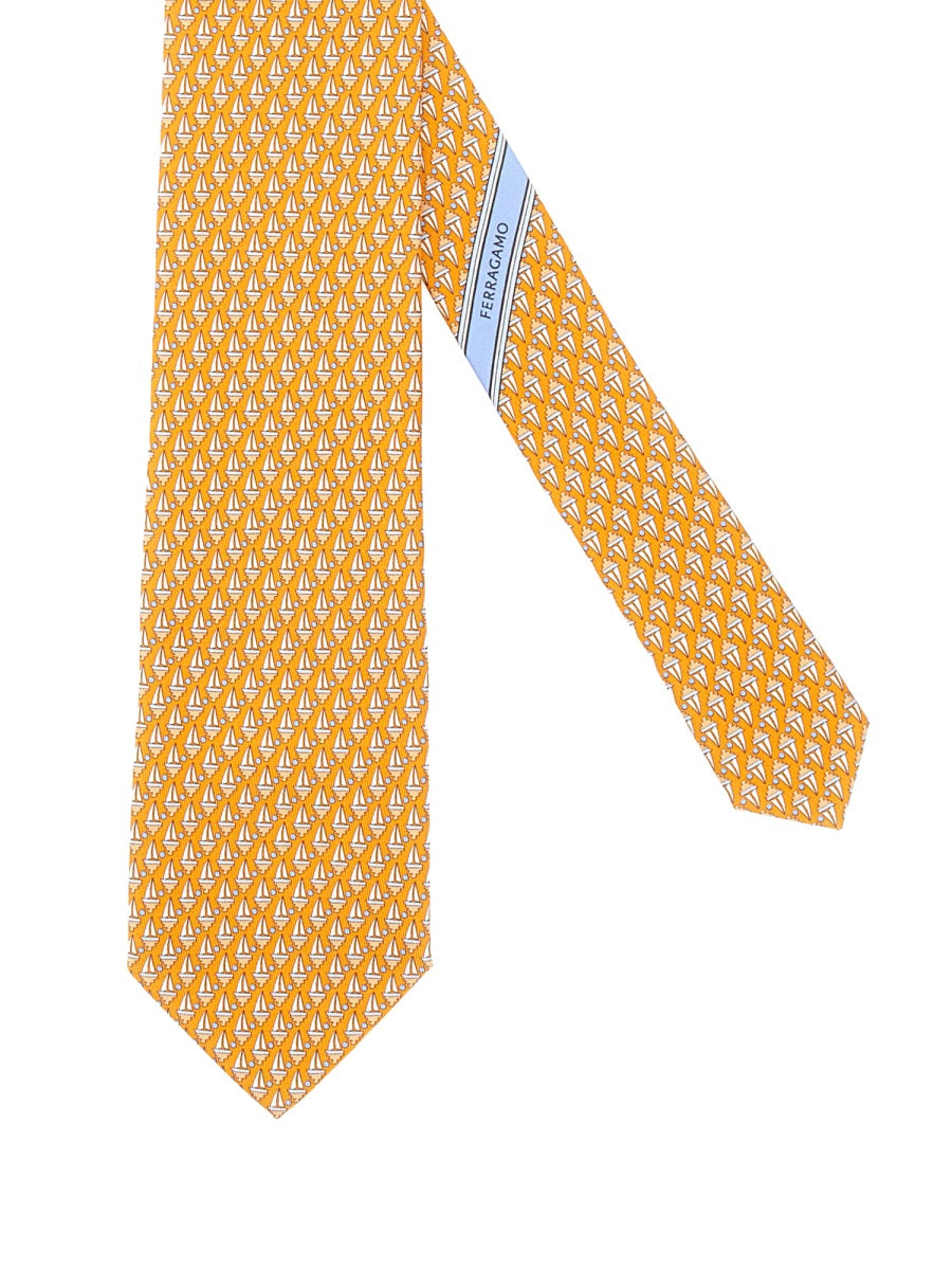 Ferragamo Ties & Papillon - Orange | Wanan Luxury