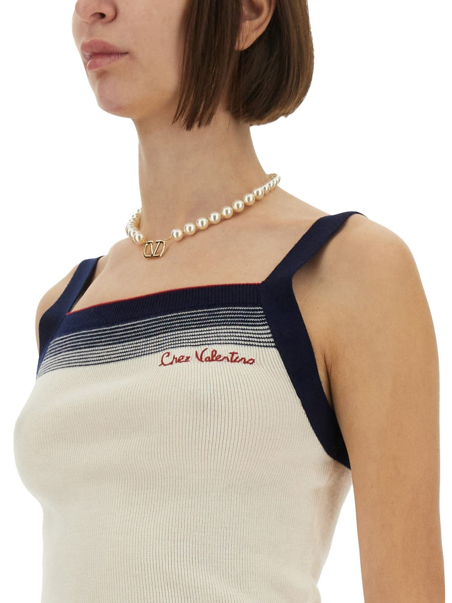 Valentino Garavani Tops - White | Wanan Luxury