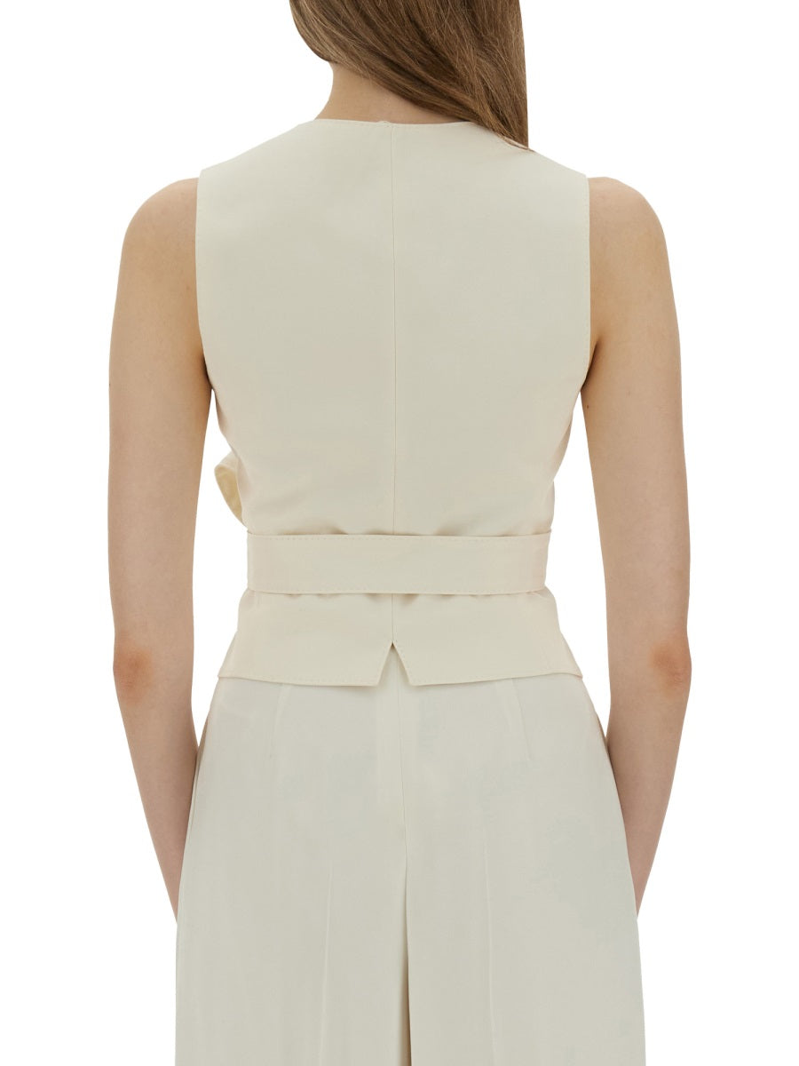 Max Mara Gilet - White | Wanan Luxury