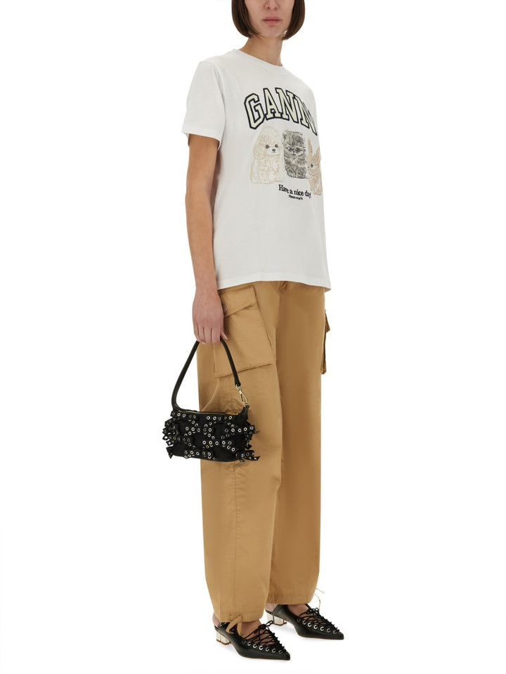 Ganni T shirts - White | Wanan Luxury