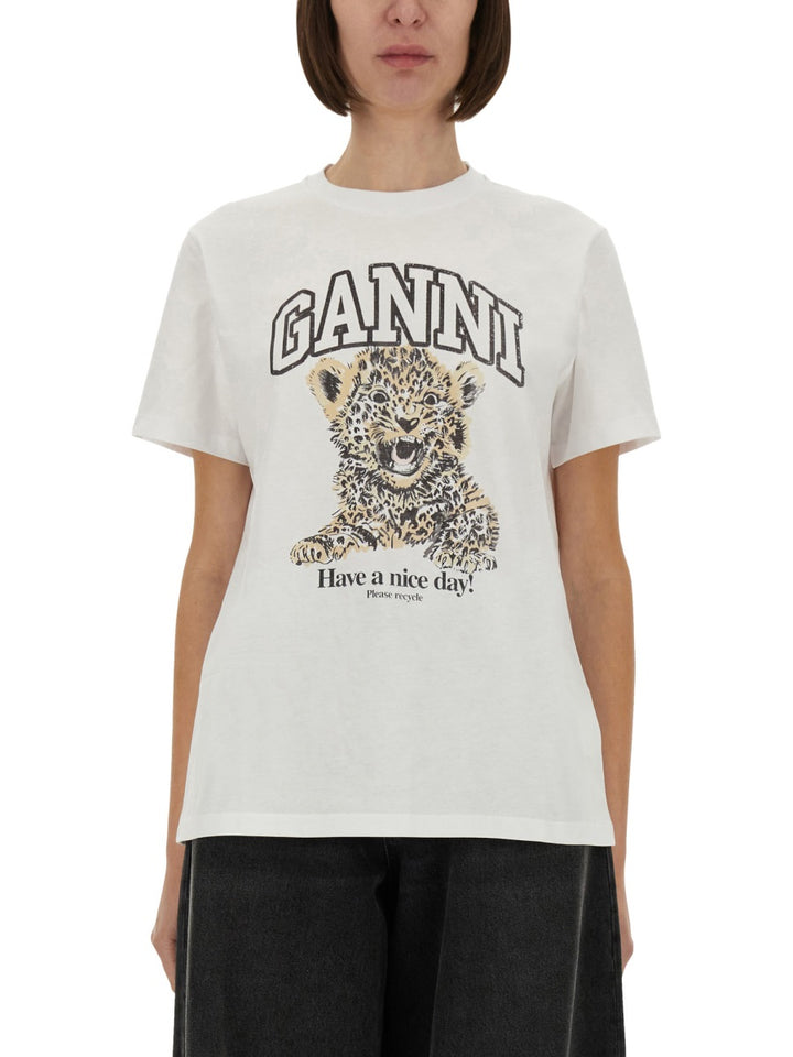 Ganni T shirts - White | Wanan Luxury