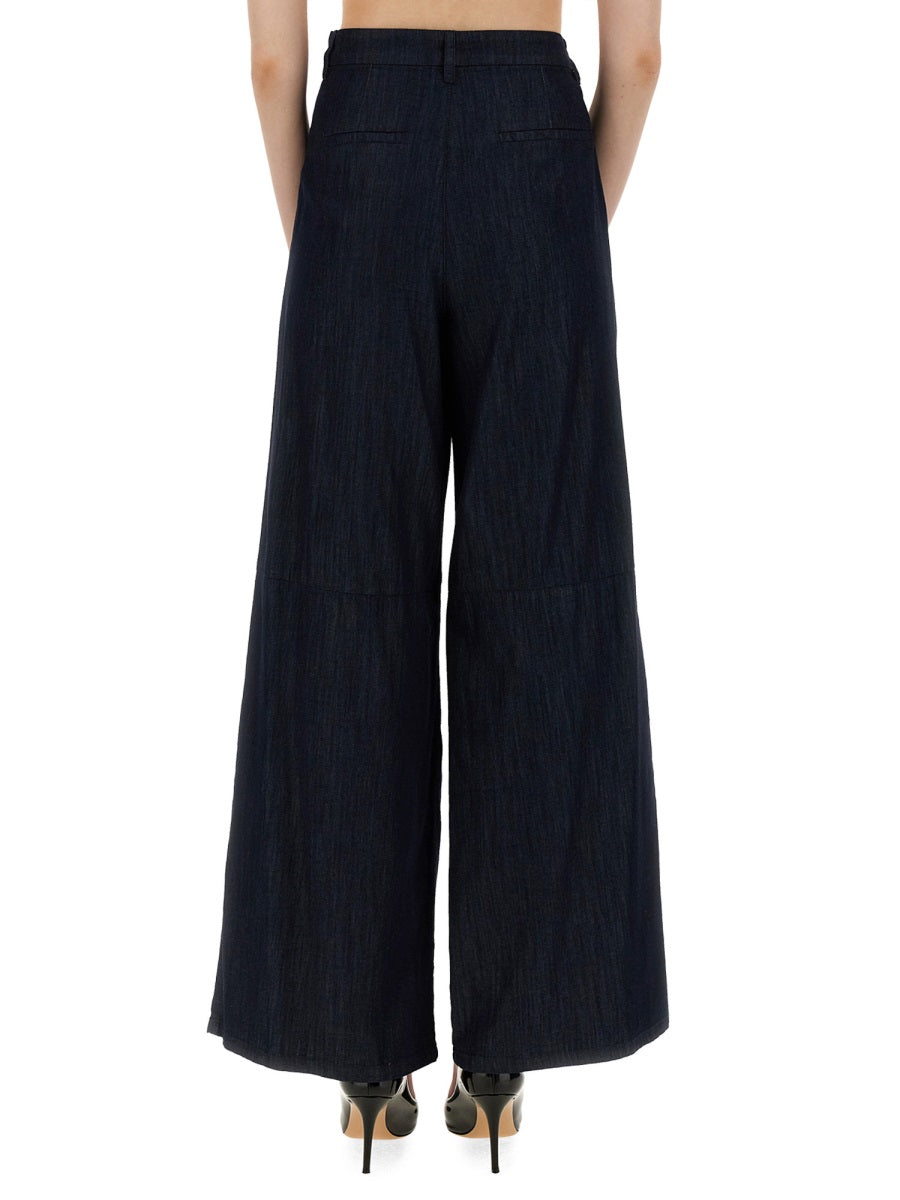 S Max Mara Pants - Blue | Wanan Luxury