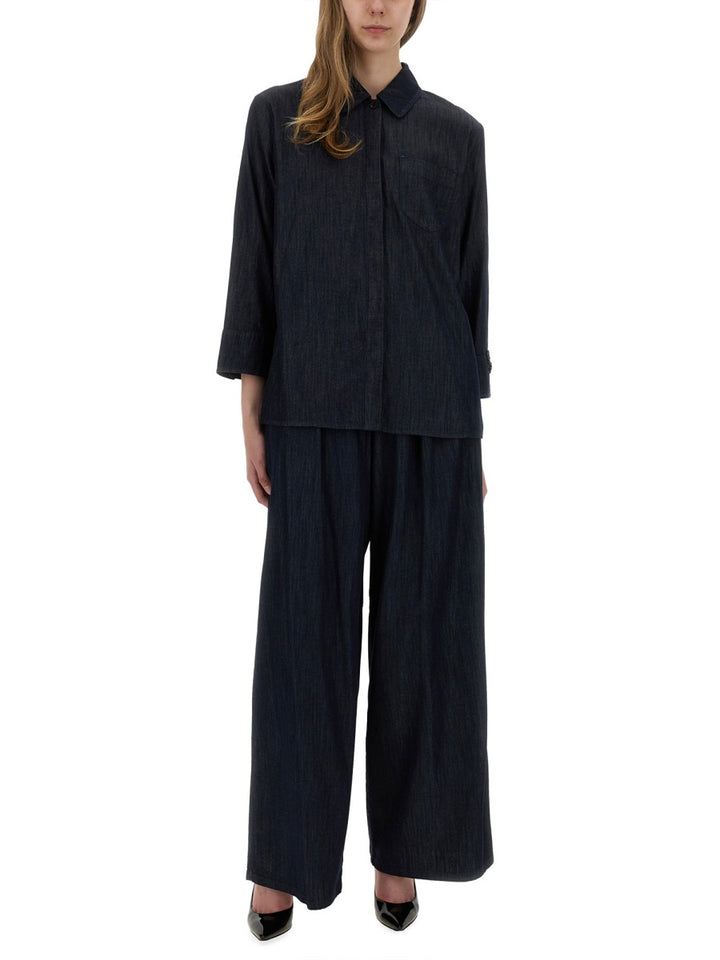 S Max Mara Shirts - Blue | Wanan Luxury