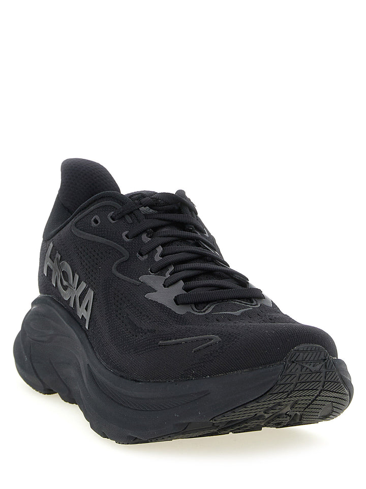 Hoka One One Clifton 10 Sneakers - Black | 252accef35f22fe4741ef1149a0c2fff5b41198a