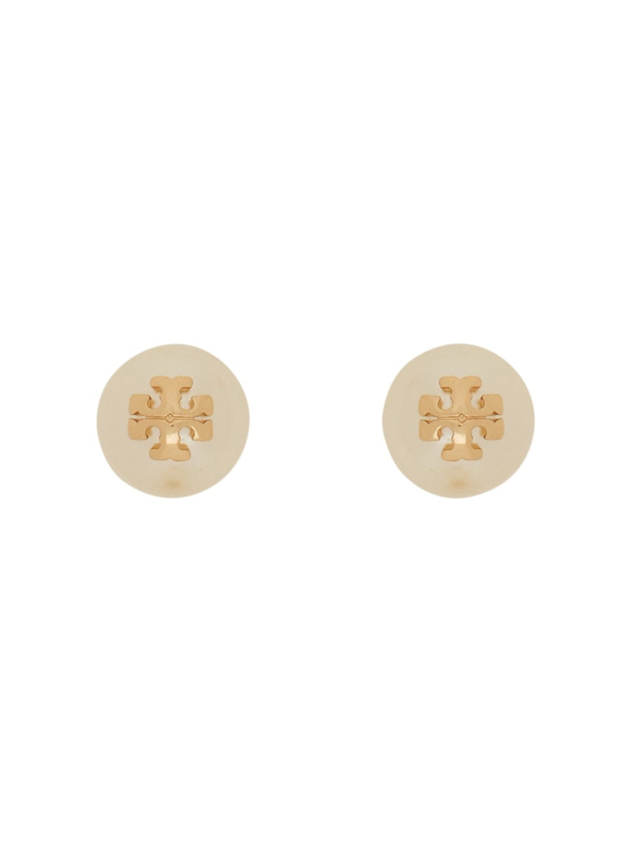 Tory Burch Earrings - White | Wanan Luxury