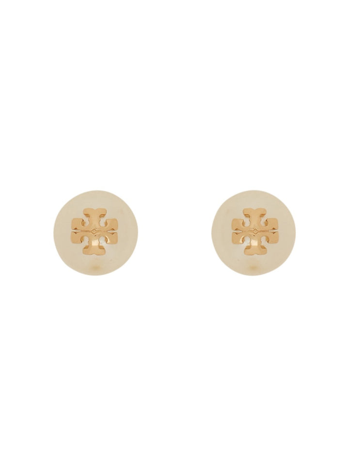 Tory Burch Earrings - White | Wanan Luxury
