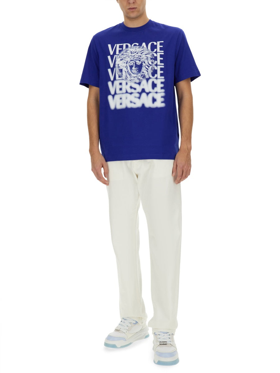 Versace T shirts - Blue | Wanan Luxury