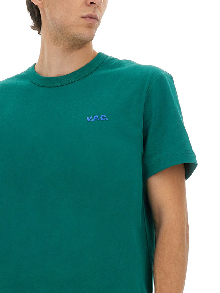 A.P.C. T shirts - Green | Wanan Luxury