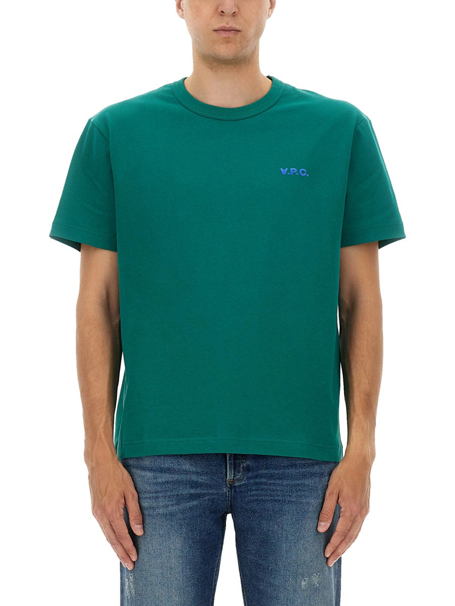 A.P.C. T shirts - Green | Wanan Luxury