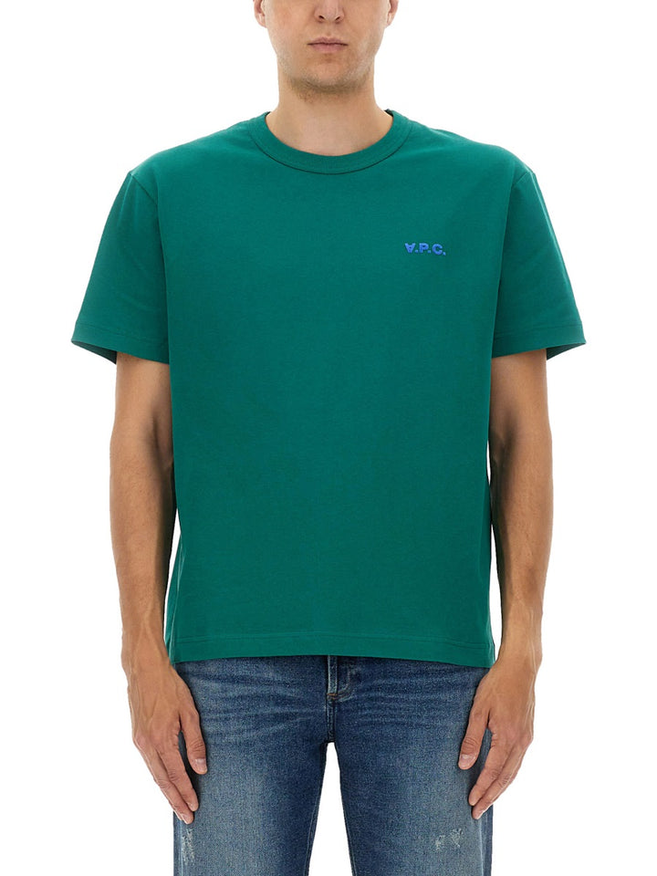 A.P.C. T shirts - Green | Wanan Luxury