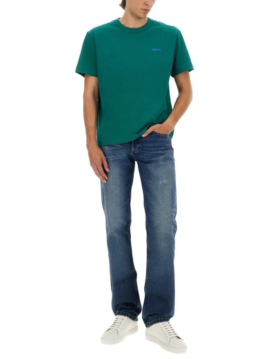 A.P.C. T shirts - Green | Wanan Luxury