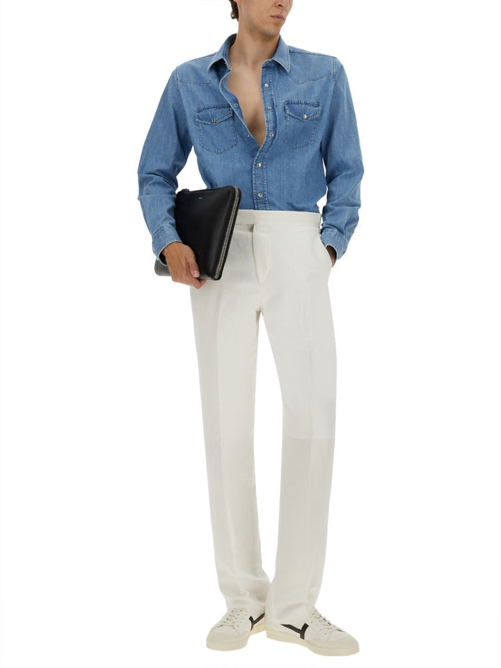 Tom Ford Shirts - Blue | Wanan Luxury