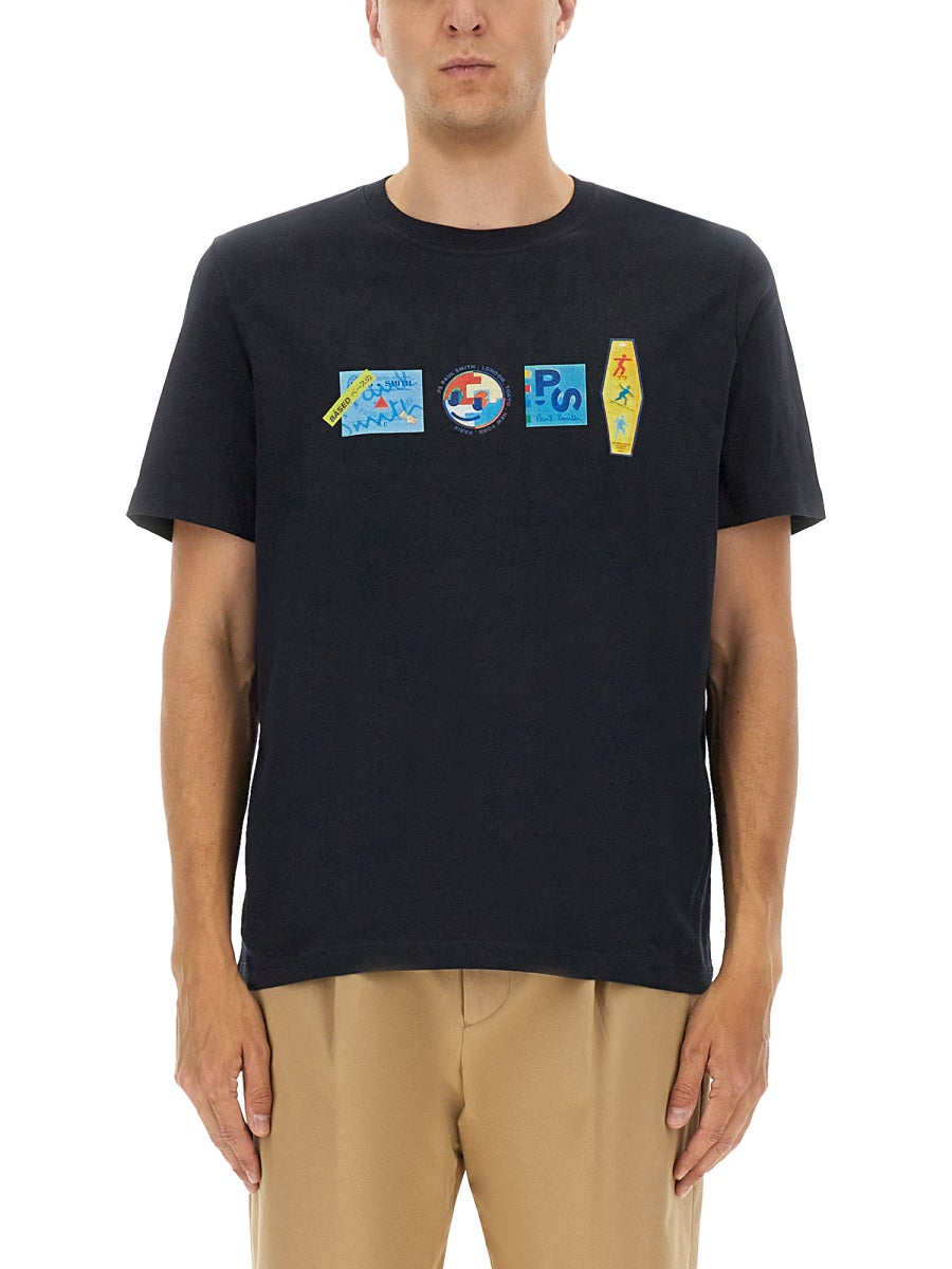 Ps Paul Smith T shirts - Blue | Wanan Luxury