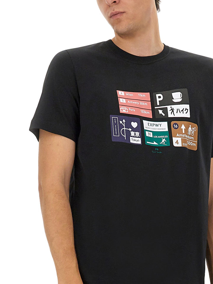 Ps Paul Smith T shirts - Black | Wanan Luxury