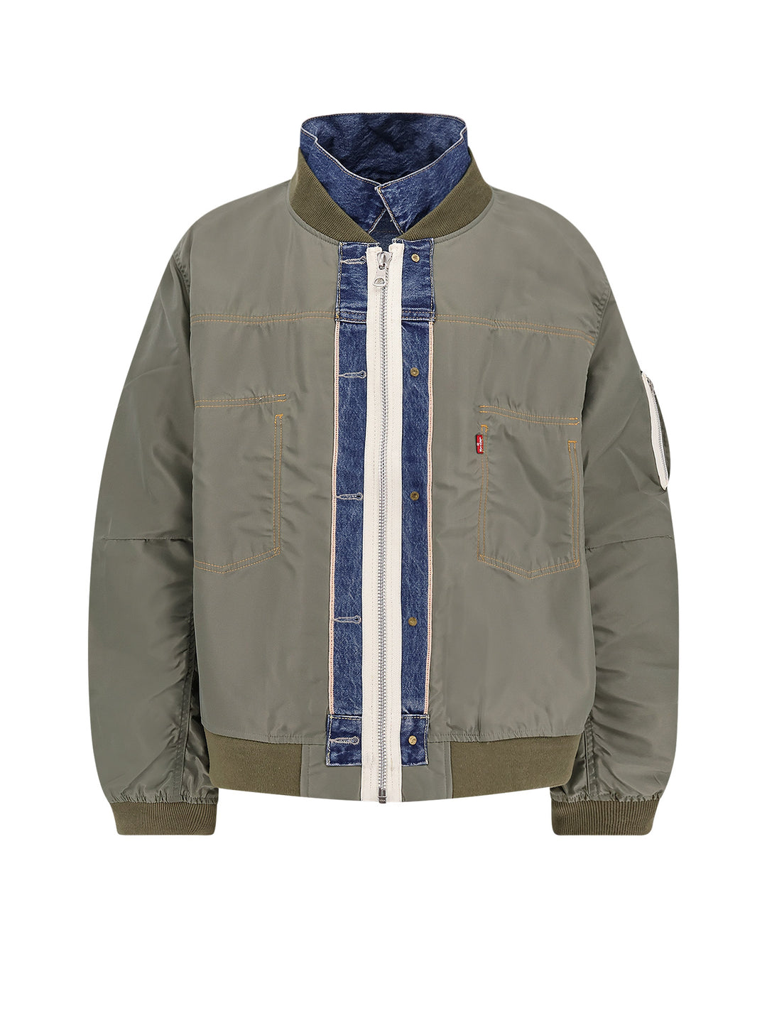 Sacai Jackets - Blue and green | 231a1a7bc6be77fa452c260708173b209ea8a6db