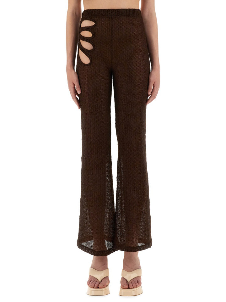 Selia Richwood Pants - Brown | Wanan Luxury