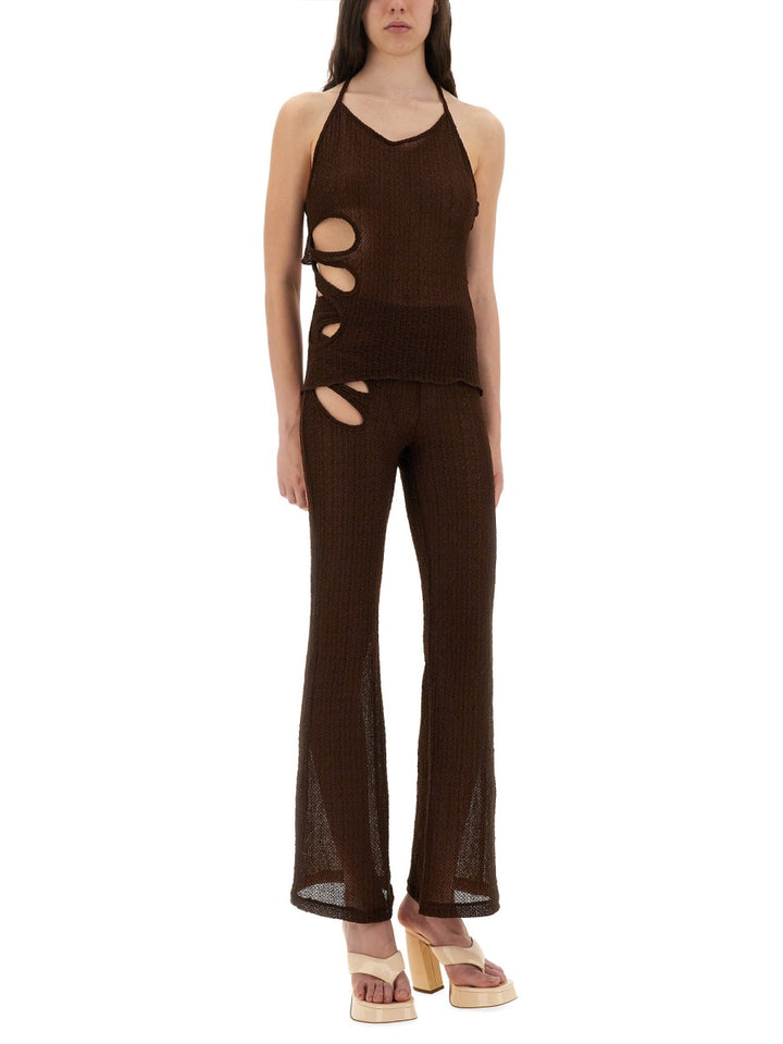 Selia Richwood Pants - Brown | Wanan Luxury