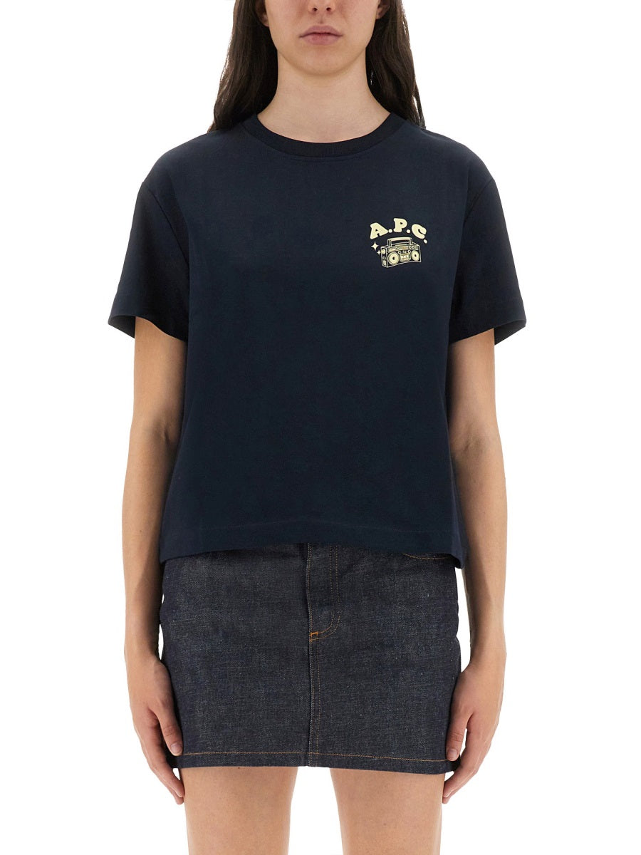A.P.C. T shirts - Blue | Wanan Luxury