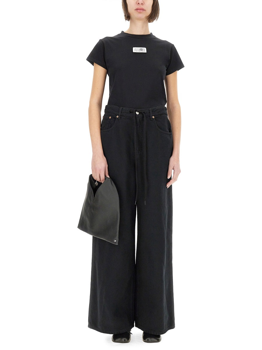 MM6 Maison Margiela T shirts - Black | Wanan Luxury