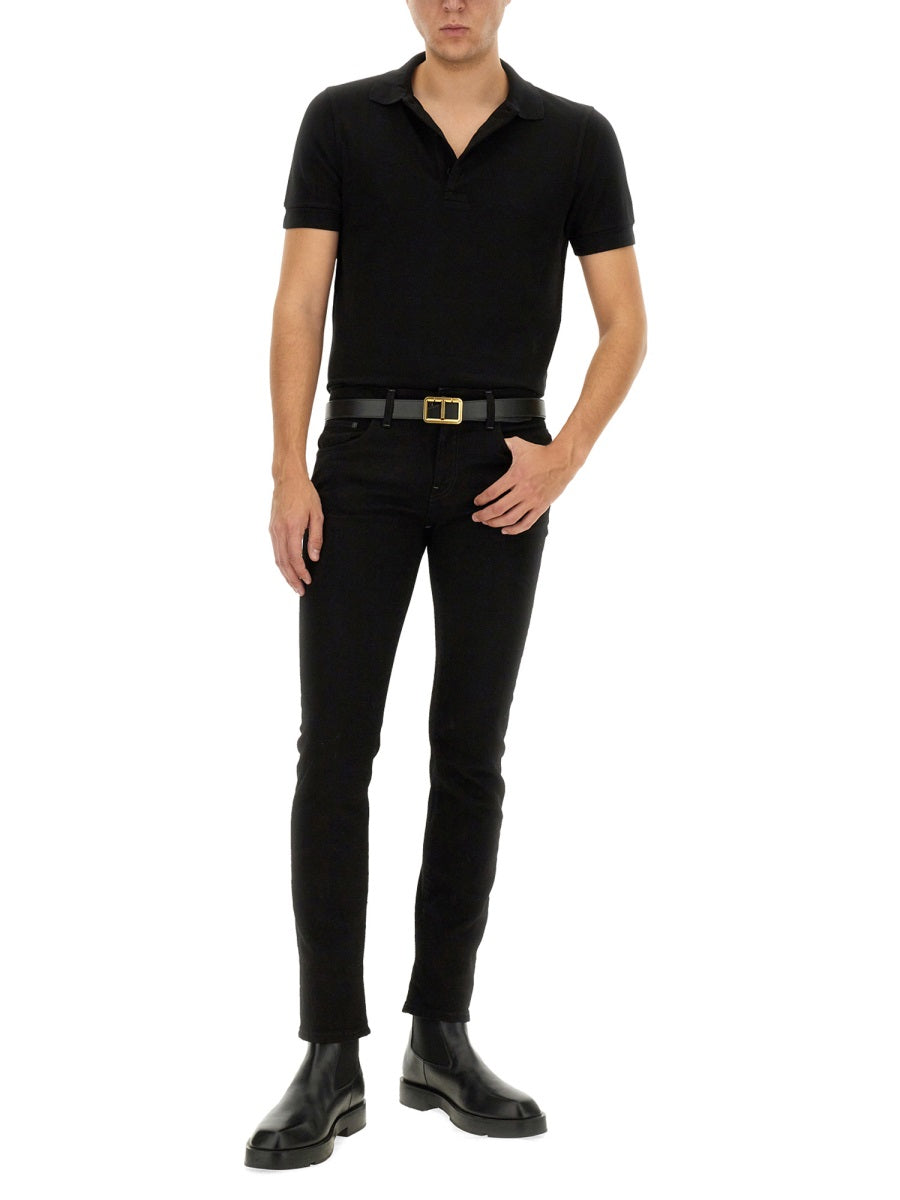 Tom Ford Polo - Black | Wanan Luxury