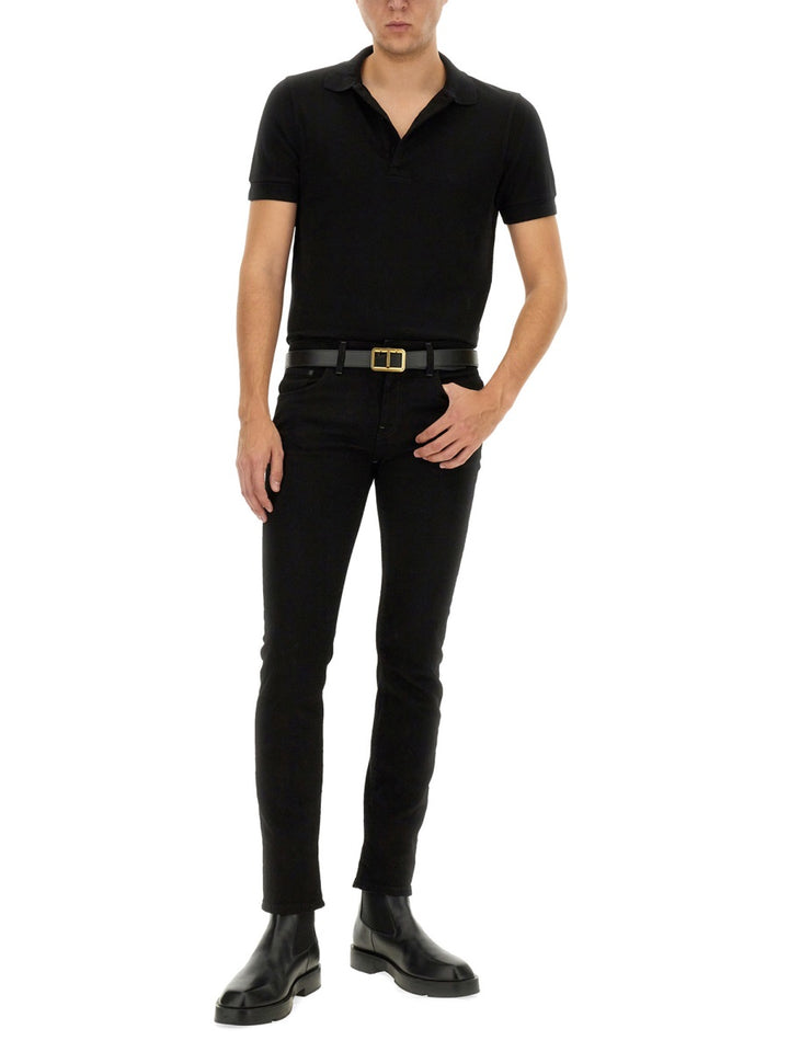 Tom Ford Polo - Black | Wanan Luxury