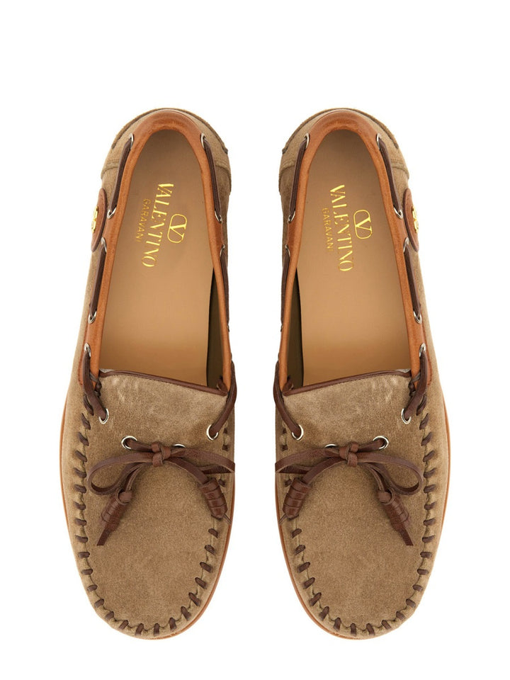 Valentino Garavani Loafers - Beige | Wanan Luxury