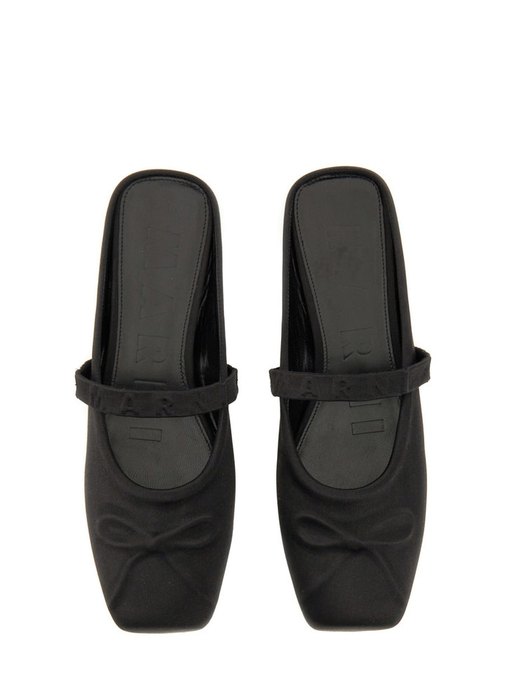 Marni Flat Shoes - Black | Wanan Luxury