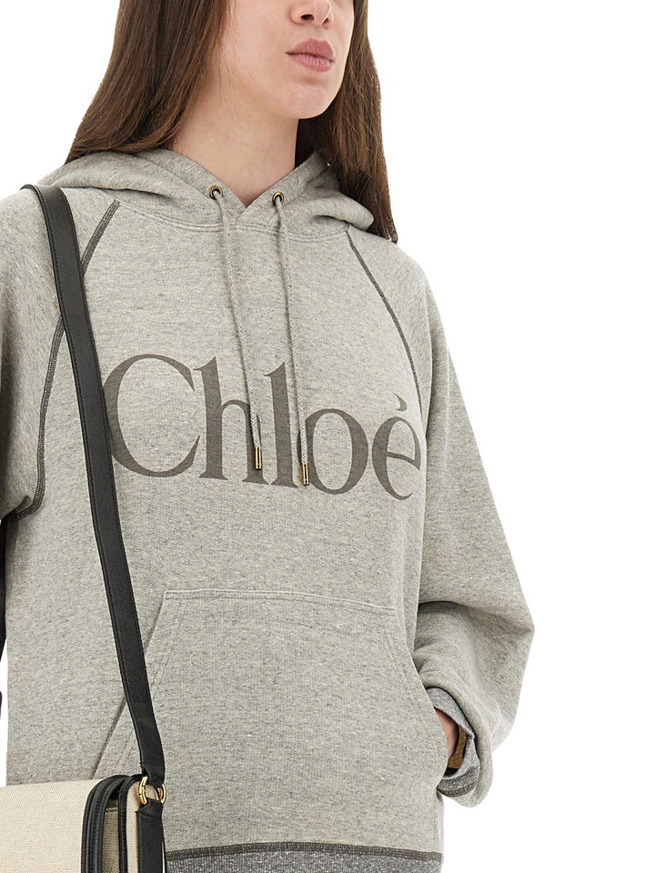 CHLOÉ Sweatshirts - Grey | Wanan Luxury
