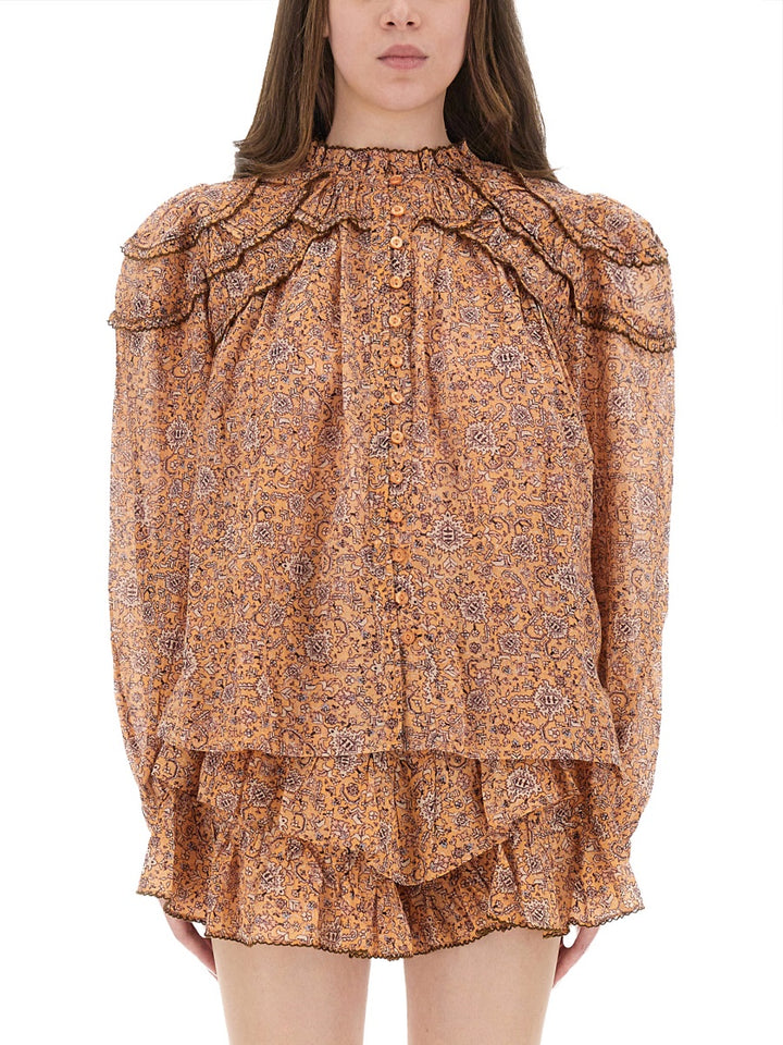 Isabel Marant Etoile Shirts - Orange | Wanan Luxury