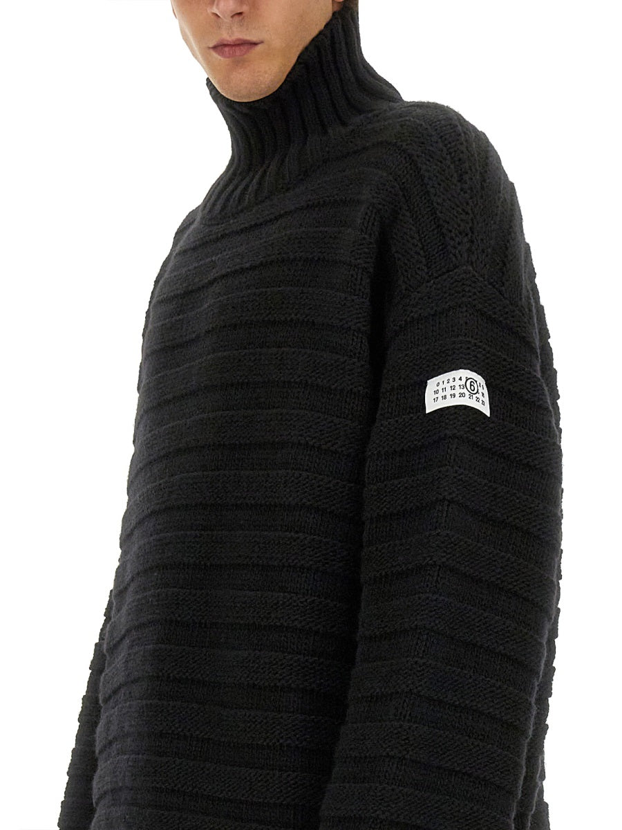 MM6 Maison Margiela Sweaters - Black | Wanan Luxury