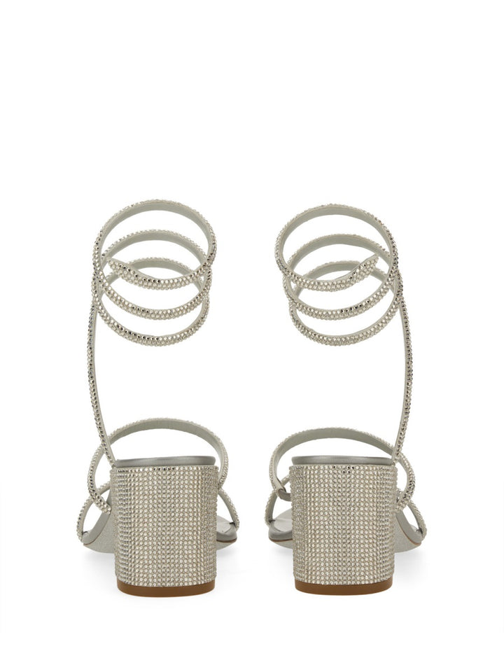 René Caovilla Sandals - Silver | Wanan Luxury