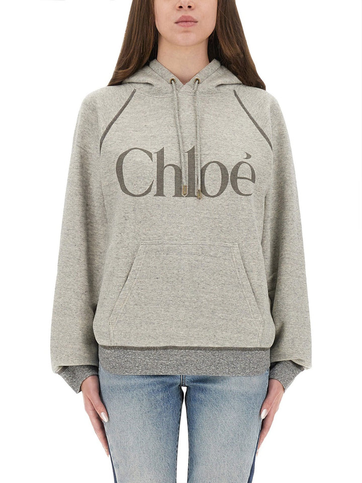 CHLOÉ Sweatshirts - Grey | Wanan Luxury