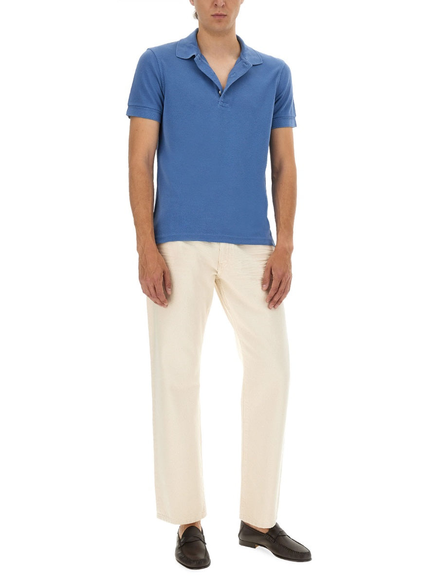 Tom Ford Polo - Blue | Wanan Luxury